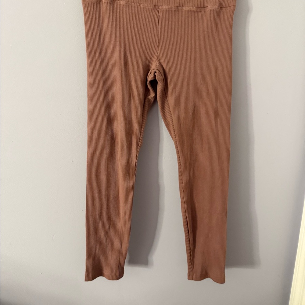 PINK Victoria's Secret Tan Leggings with Elastic Waistband